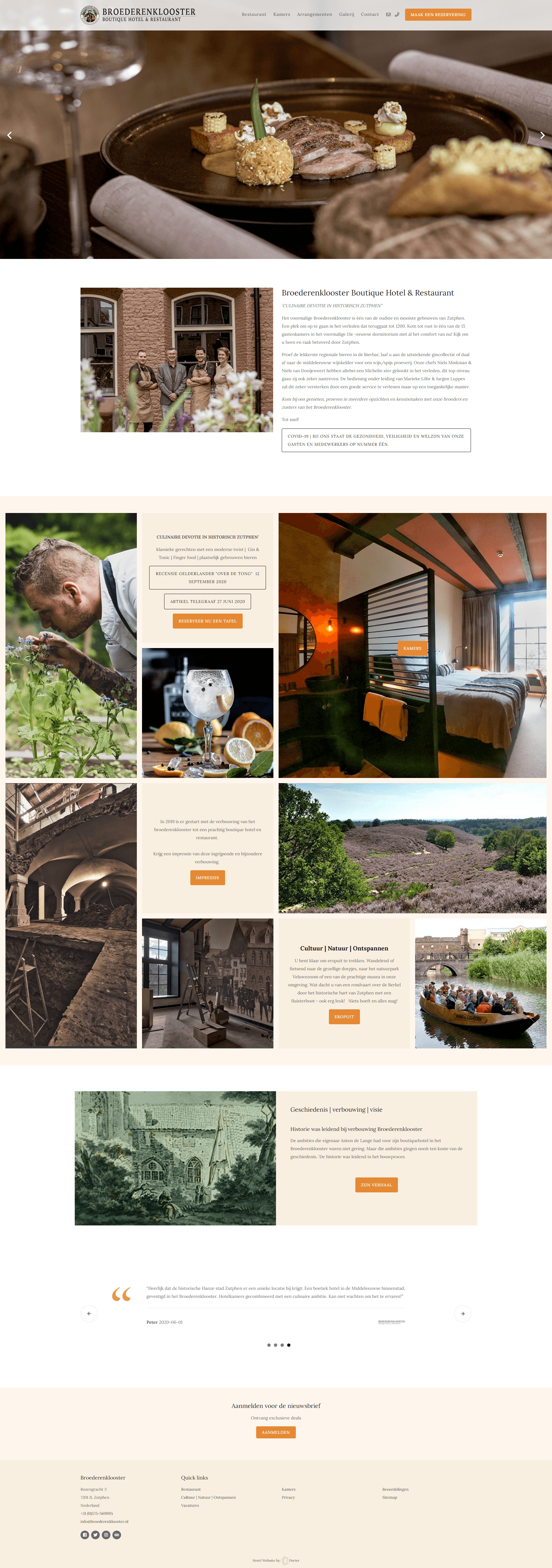 Broederenklooster Boutique Hotel & Restaurant